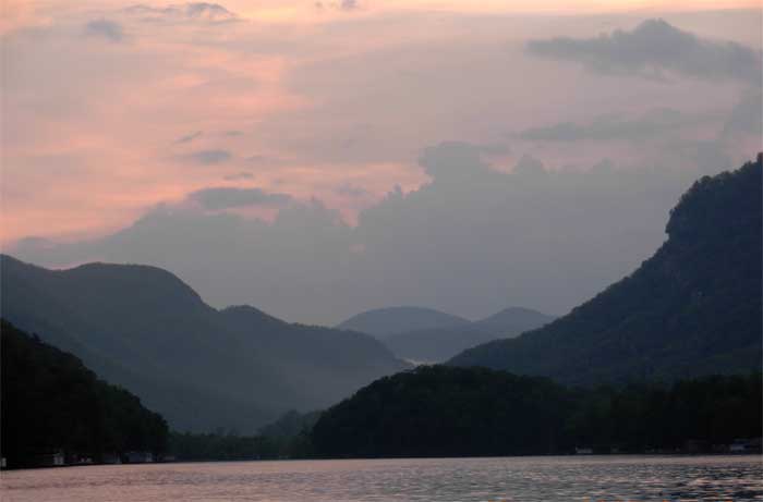 One of Many Beautiful Views at Lake Lure